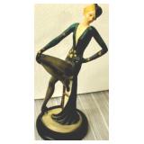 Art Deco "Sitting Lady" Statue