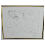 Pablo Picasso "Le Repos Du Sculpteur" Lithograph