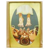 J. Leary "Easter" oil on board