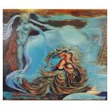 Nick De Angelis (1921 - 2004) "The Angel of Death Appears at Goliath