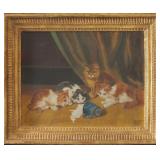 Dame Laura Knight  (English, 1877 - 1970) "Kittens 