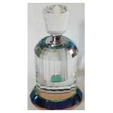 Chameleon glass perfume bottle