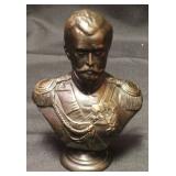 Russian Imperator Nicholas II bronze