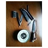 Bowie Knife, Shaving Blade, and More