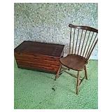Cedar Chest and Stickley Chair