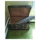 Chest and Braided Rug