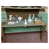 Huge Lot of China, Glass, and Pottery