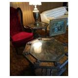 Sofa, Chair, Lamp, Print, and More