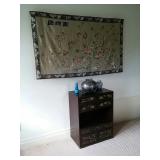 Asian Tapestry, Stand, Enamelware