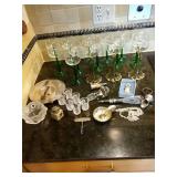 Lalique shot glasses (6) Lalique bowl