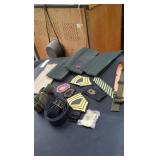 Army Hats, Belts, Patches