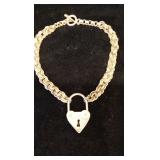 Huge Sterling Heart Necklace