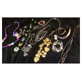 Silver and Costume Lot