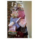 Tablecloths, Napkins, Glass, and More