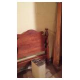 Antique Bed and Sentry Safe