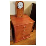 Cabinet and Clock