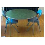 Folding Card Table and Chairs