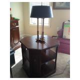 Harden Book Table with Stiffel Lamp