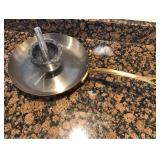 Mauviel Copper Frypan and Mortar Pestle