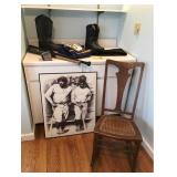 Babe Ruth Pic, Baseball Bats, and Baseball Cards