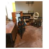 Drop Leaf Table, Nested Tables, Clothes Rack, and More