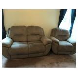 Loveseat and Chair