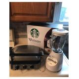 Oster Blender, Cuisinart Griddler, Verismo Kuerig Machine