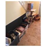 Picture Frames, Stool, Marbles, Tops, More