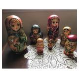 Seven Nesting Dolls Lot 2
