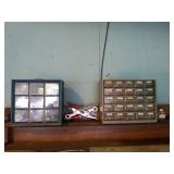 Filled Storage Drawers and Hole Punches