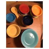 Set of 8 Fiesta Ware Dishes