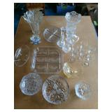 Vintage Cut Glass, Etched Glass, and More