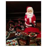 Vintage Santa Blow Mold, Holiday Carousel, and More