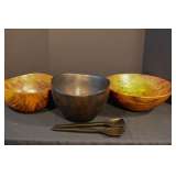 Hand-Crafted Salad Bowls