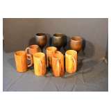 Large Wooden Mugs and Goblets