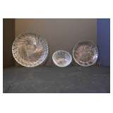 Large Set of Glass Dishes
