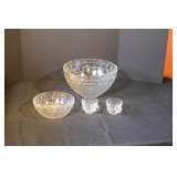 Glass Punch Bowl Set