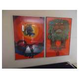 Two Framed Cyrk Posters