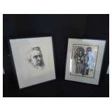 Two Framed Prints - One Signed