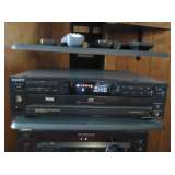 SONY CD Player & AV Control Center + Two Speakers