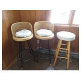 Three Bar Stools