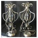 Pair of Hanging Pendant Lamps