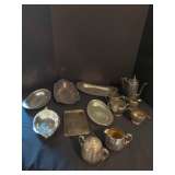 Assorted Silver Plated Service