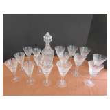 Waterford Crystal Wine Glass Set with Carafe