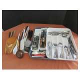 Assorted Silverware and Kitchen Implements