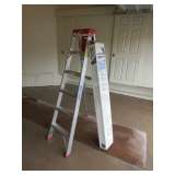 Step Ladder and Roof Rake