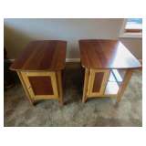High Quality Matching Wood End Tables