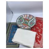 Asian Bowl, Tablecloth, Runner