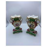 Double Handled French Vases
