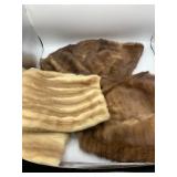 Two Mink Stoles and a Wrap